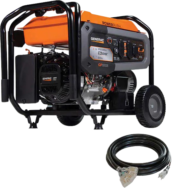 Generac GP9200E Generator 9200W/11250W Gas Electric Start with COsense Technology Manufacturer RFB