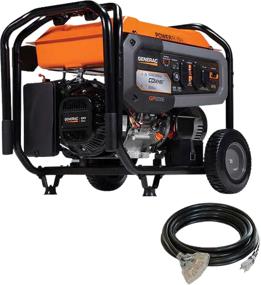 Generac GP9200E Generator 9200W/11250W Gas Electric Start with COsense Technology Manufacturer RFB