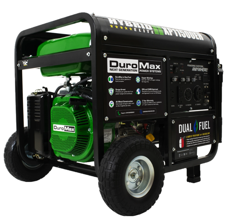 DuroMax XP11500EH 9000W/11500W Dual Fuel Electric Start Generator New