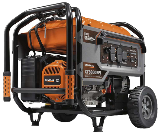 Generac XT8000EFI 8000W/10000W Electronic Fuel Injection Generator Electric Start Manufacturer RFB