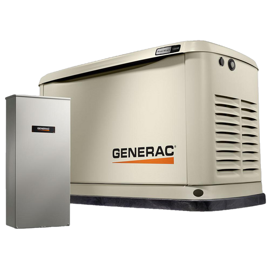 Generac 7175 13kW Guardian LP/NG Wi-Fi Standby Generator w/ 200 amp Automatic Transfer Switch New