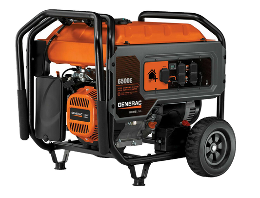 Generac 7996 HL6500E 6500W/8125W Electric Start True Power Low THD Gas Generator New