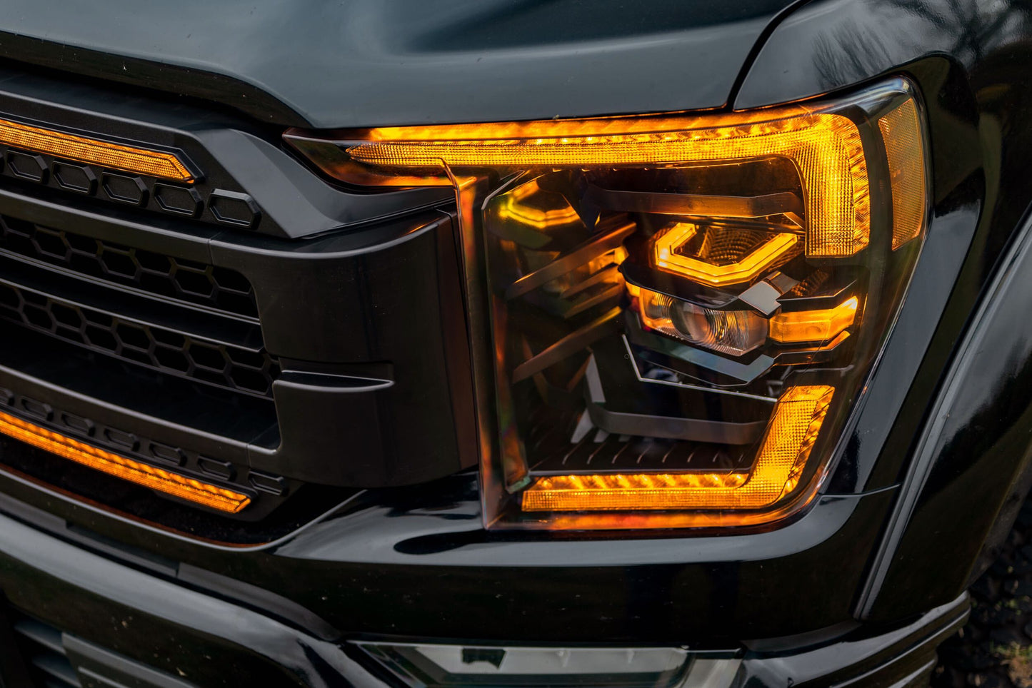 XB LED Headlights <br> 21-23 Ford F150 (Amber DRL)