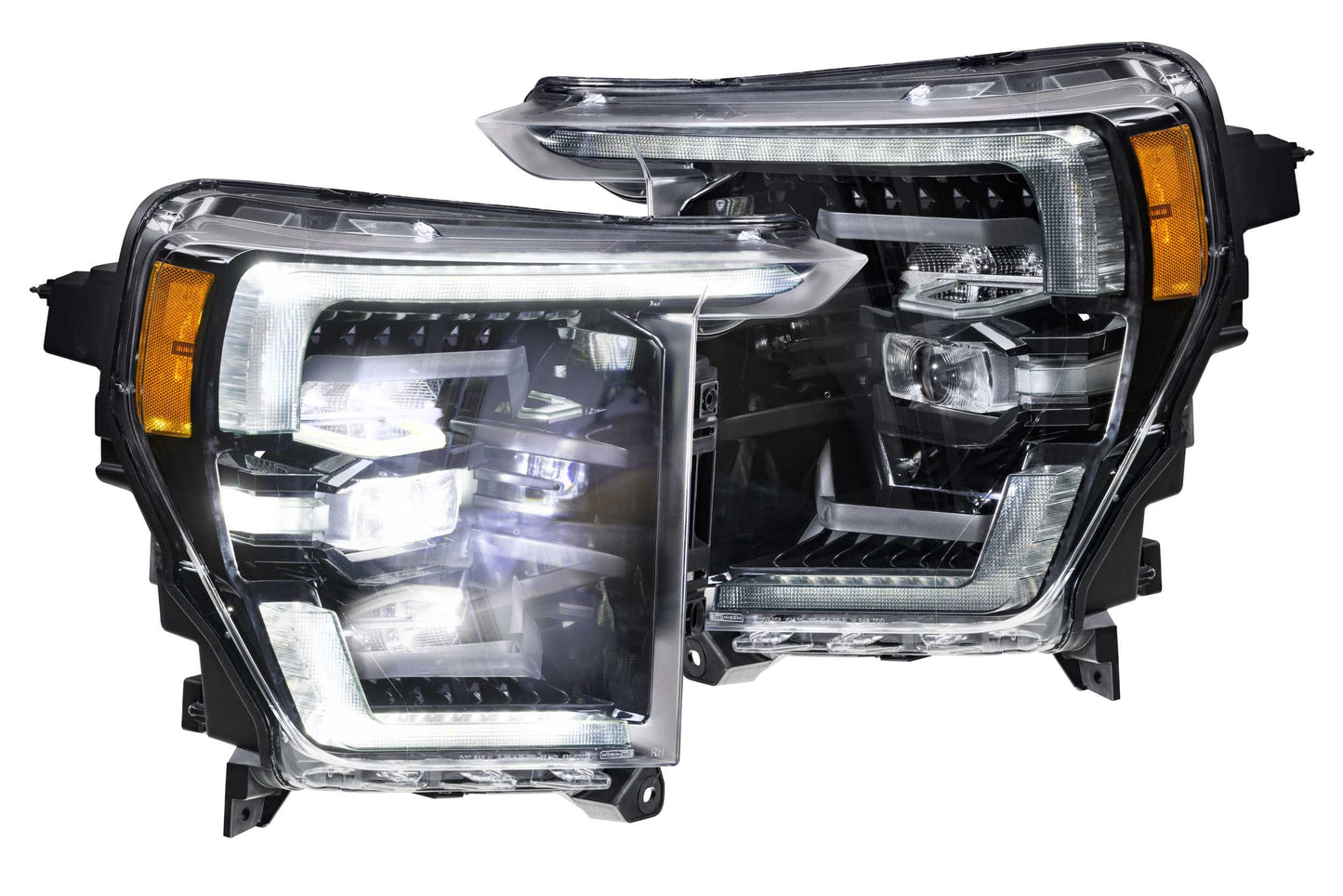 XB LED Headlights <br> 14-24 Toyota 4Runner (Pair / ASM / Amber DRL) (Gen 2)