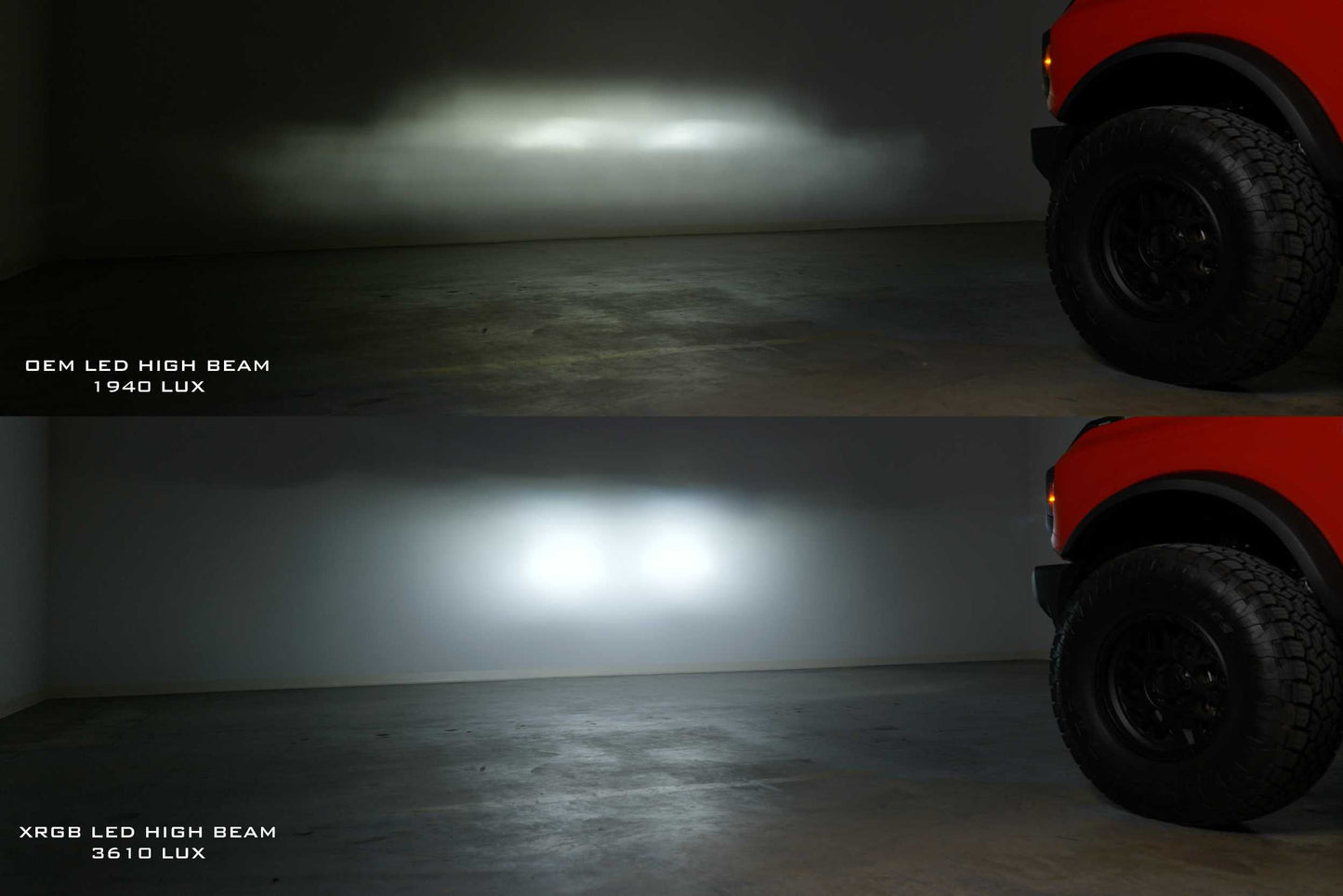 XRGB LED Headlights <br> 21-24 Ford Bronco (Pair / RGB DRL)