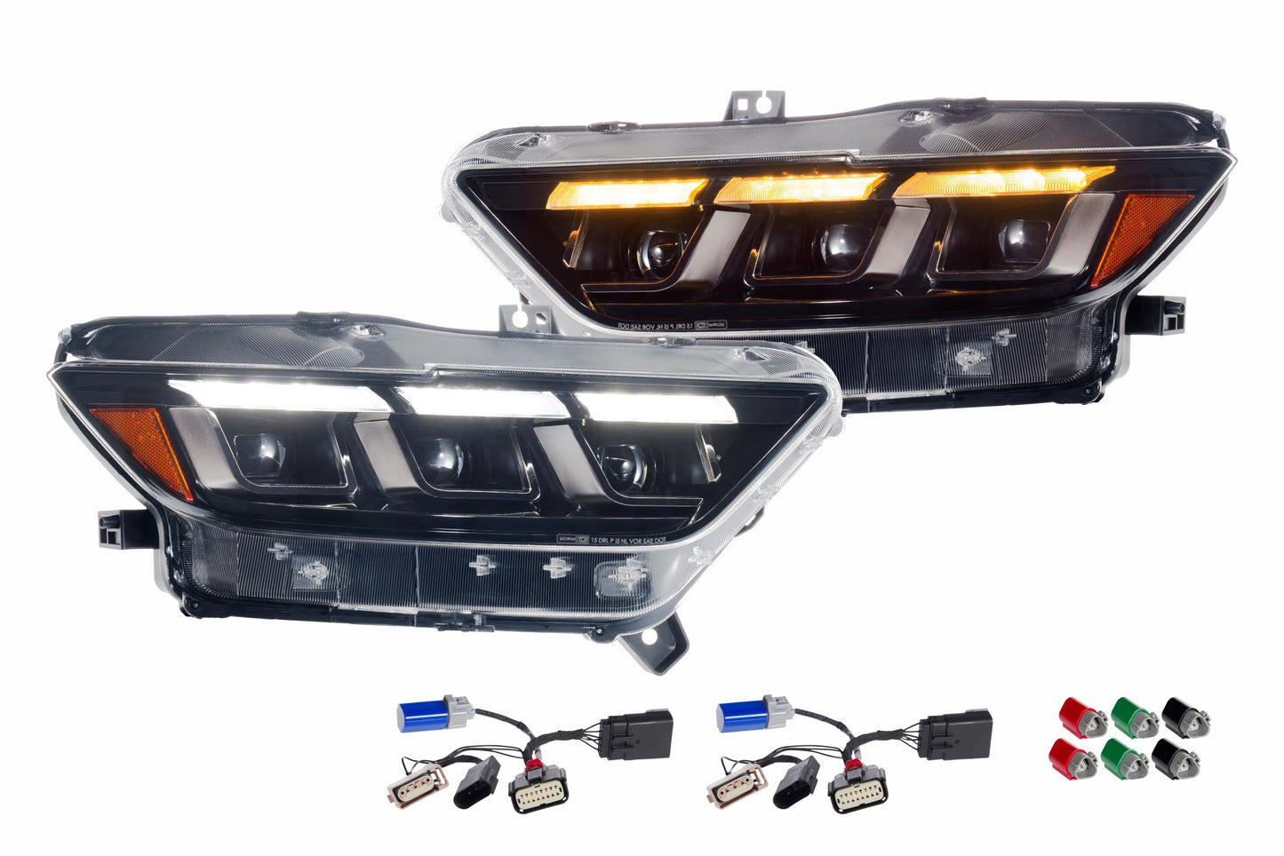 XB LED Headlights <br> 15-17 Ford Mustang (Gen II / Set)