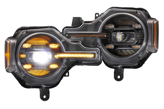 XB LED Headlights <br> 21-24 Ford Bronco (Pair / Amber DRL)