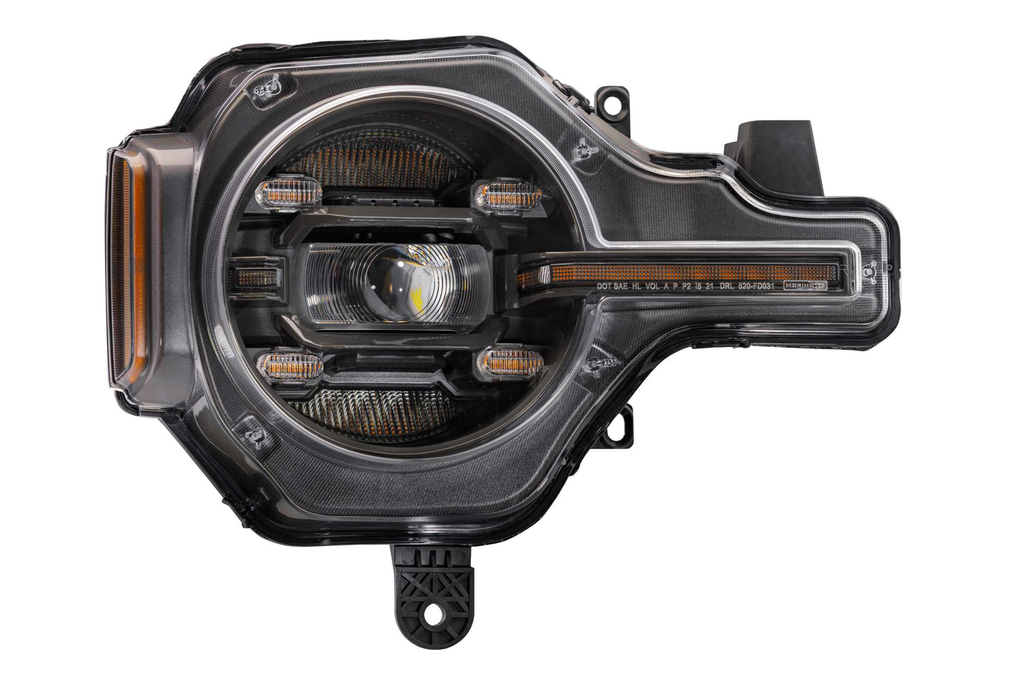 XB LED Headlights <br> 21-24 Ford Bronco (Pair / Amber DRL)