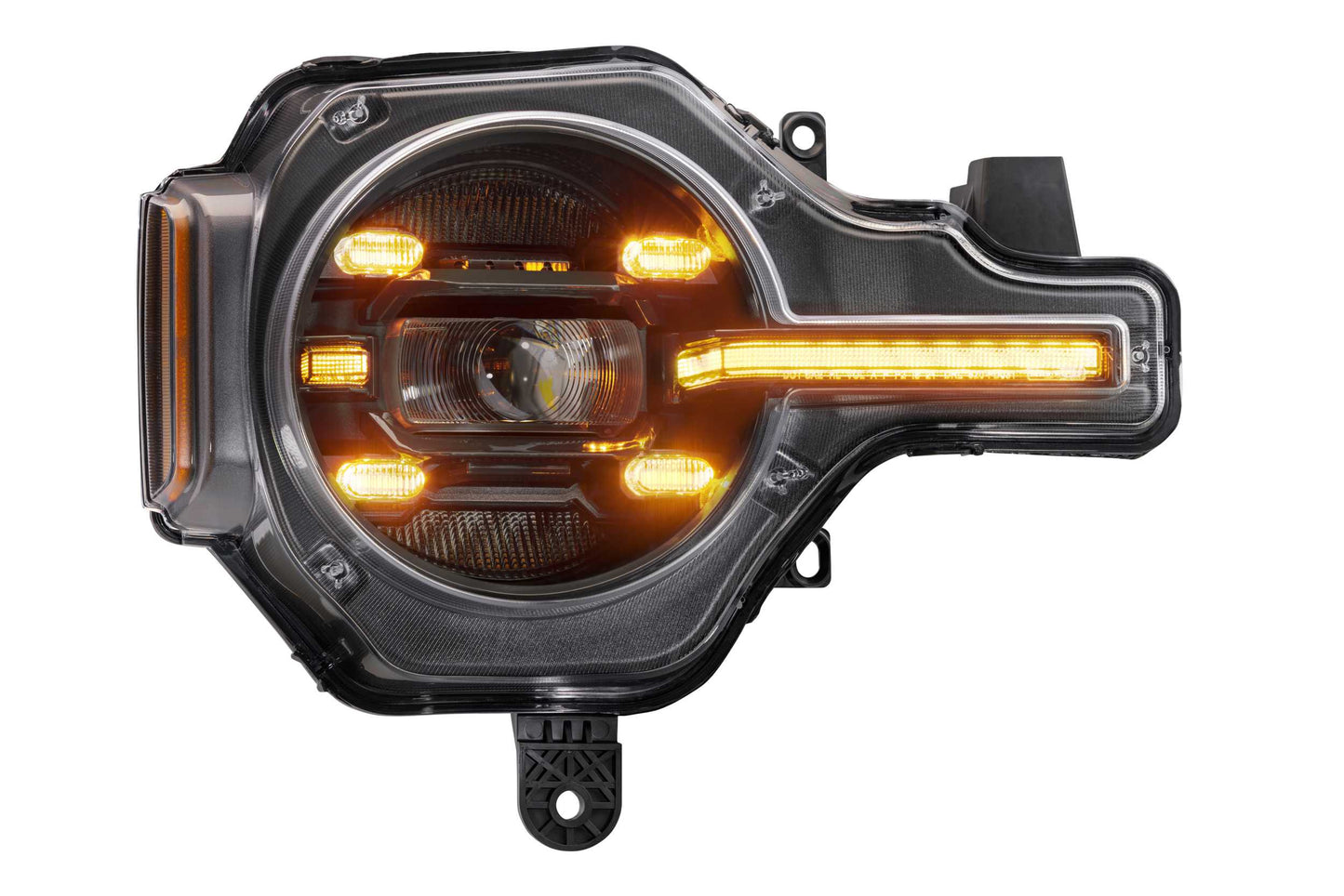 XB LED Headlights <br> 21-24 Ford Bronco (Pair / Amber DRL)