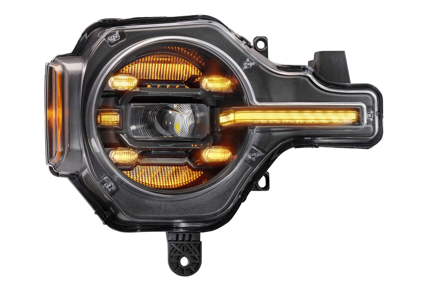 XB LED Headlights <br> 21-24 Ford Bronco (Pair / Amber DRL)