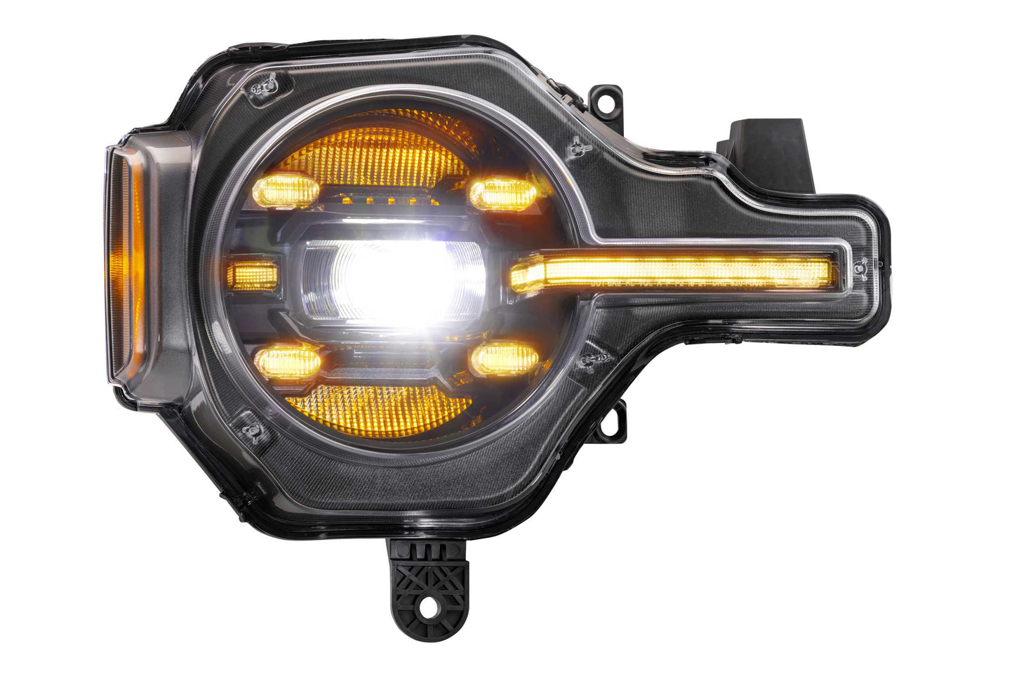 XB LED Headlights <br> 21-24 Ford Bronco (Pair / Amber DRL)