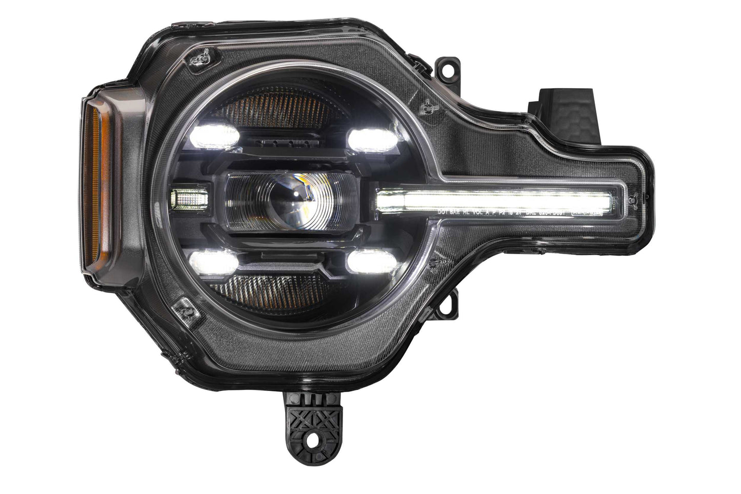 XB LED Headlights <br> 21-24 Ford Bronco (Pair / White DRL)