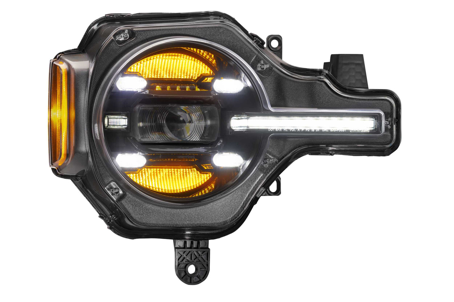 XB LED Headlights <br> 21-24 Ford Bronco (Pair / White DRL)