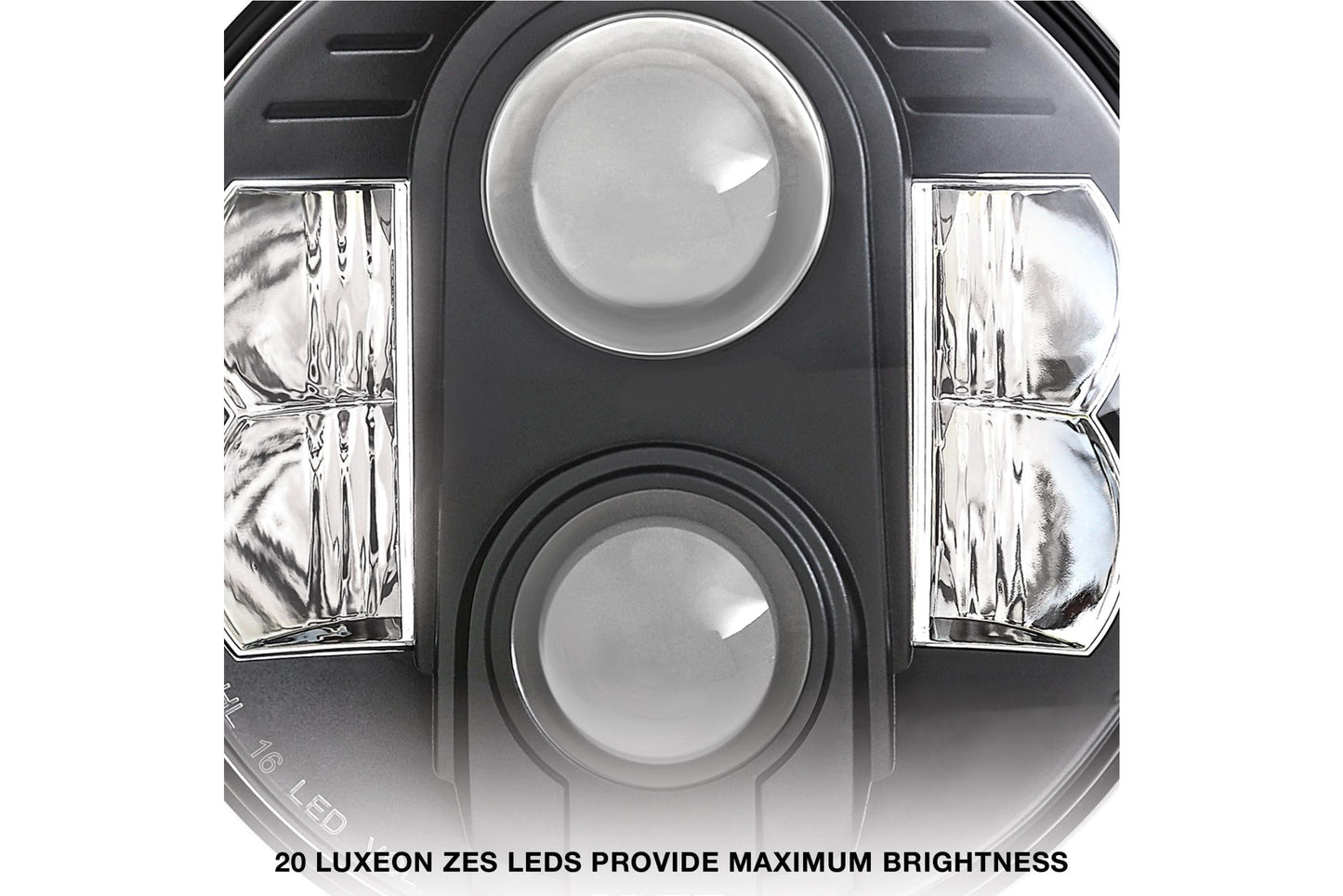 2pcs 7 in. Round LED Offroad Driving Light <br> 07-18 Jeep Wrangler(JK)