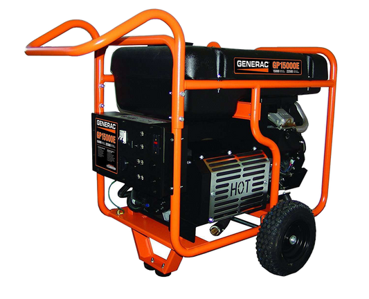 Generac GP15000E 15000W/22500W Gas Generator Electric Start New