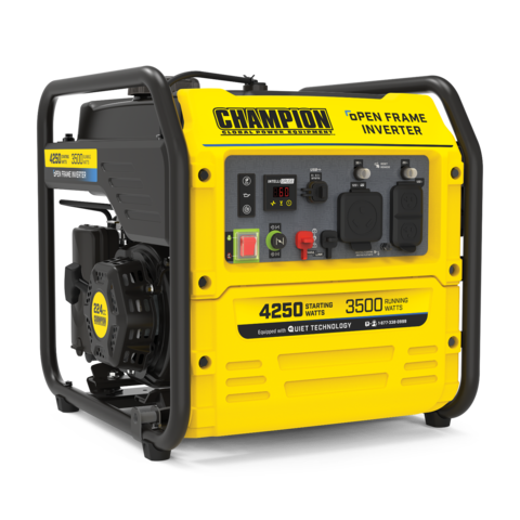 Champion 100302/200955 3500W/4000W Open Frame Inverter Gas Ultra Quiet Generator New