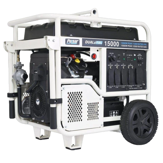 Pulsar PG15KVTWB 12000W/15000W Dual Fuel Electric Start Portable Generator New