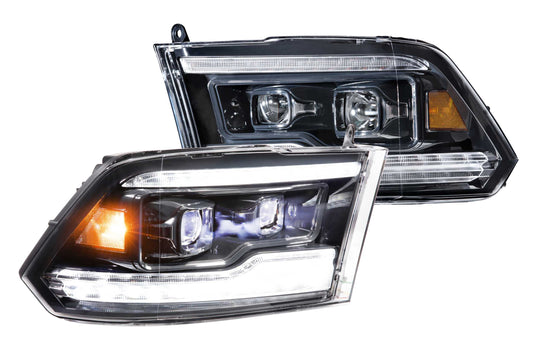 XB LED Headlights <br> 09-18 Dodge Ram 1500/HD (Pair / ASM)