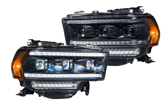 XB LED Headlights <br> 19-24 Dodge Ram HD (Pair / ASM)