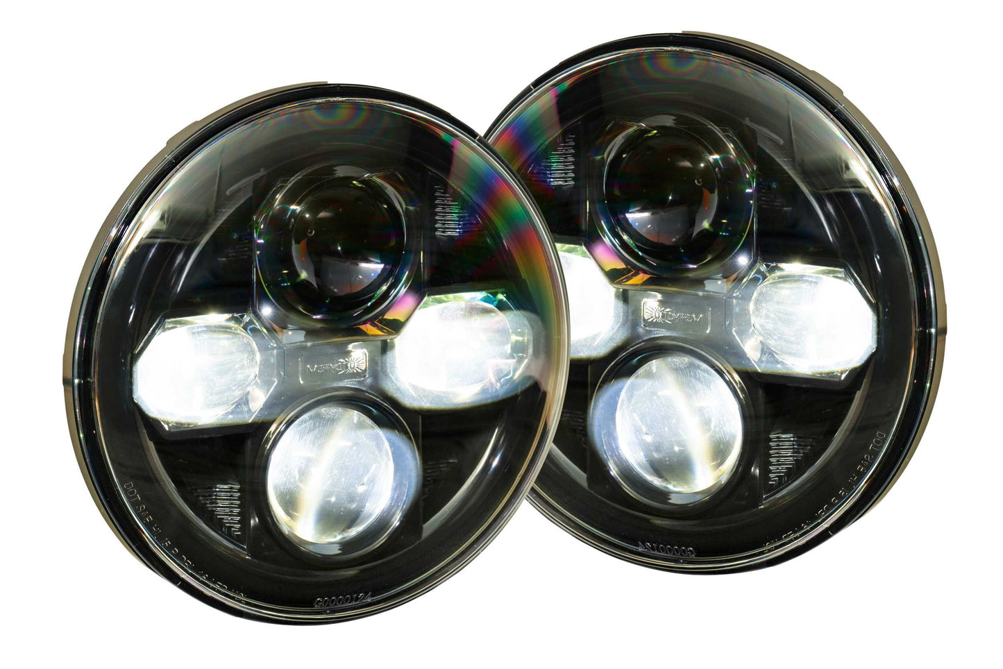 Sealed7 Headlights Pair <br> 07-17Jeep JK