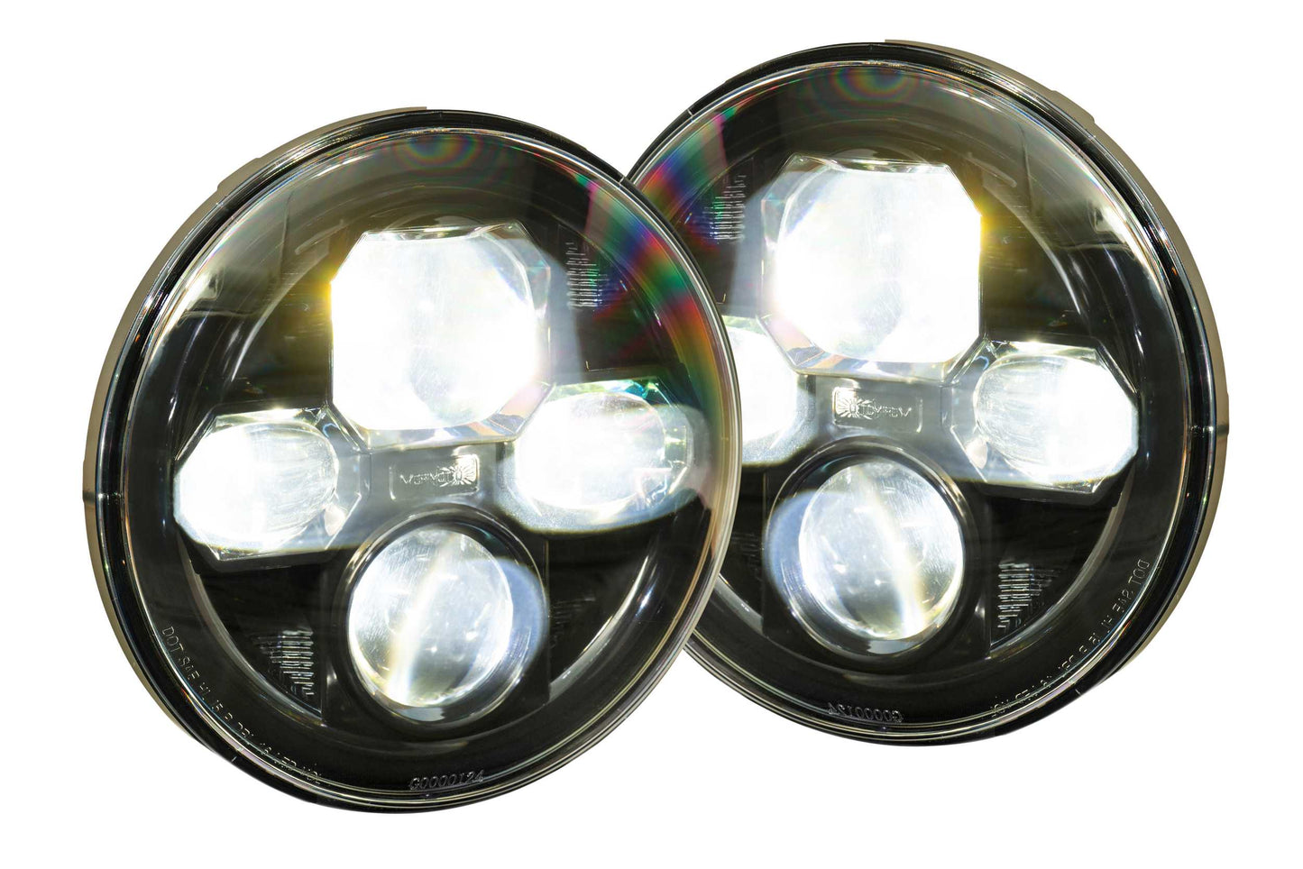 Sealed7 Headlights Pair <br> 07-17Jeep JK