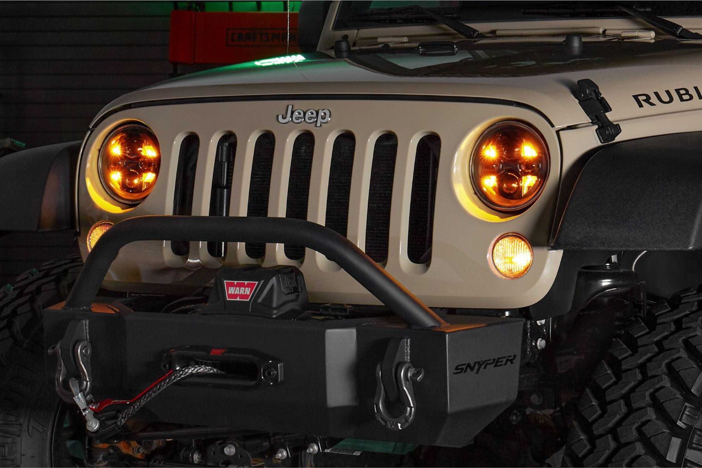 Sealed7 Headlights Pair <br> 07-17Jeep JK