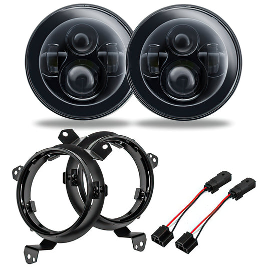 7in. High Powered LED Headlights (Pair) <br>Jeep Wrangler JL/Gladiator JT