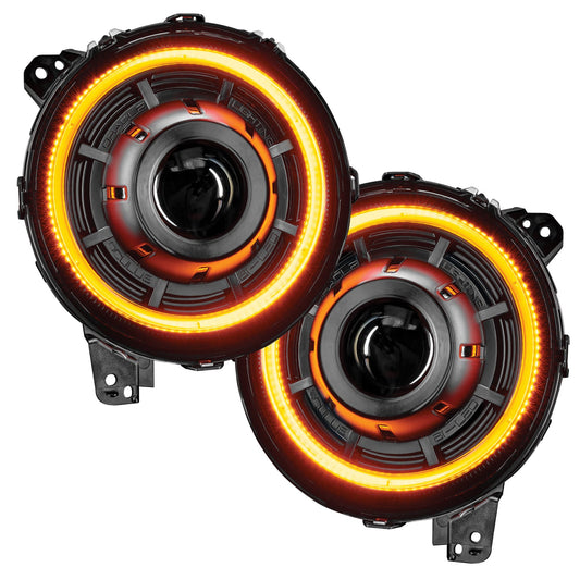 Switchback Bi-LED Projector Headlights <br>Jeep Wrangler JL / Gladiator JT