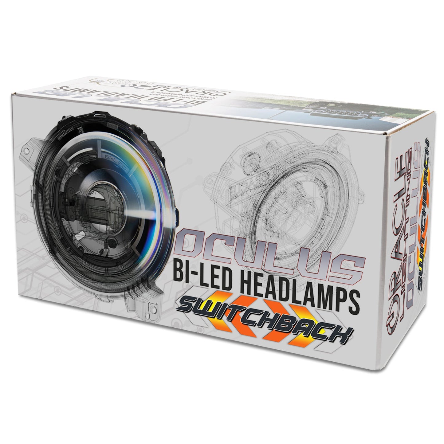 Switchback Bi-LED Projector Headlights <br>Jeep Wrangler JL / Gladiator JT