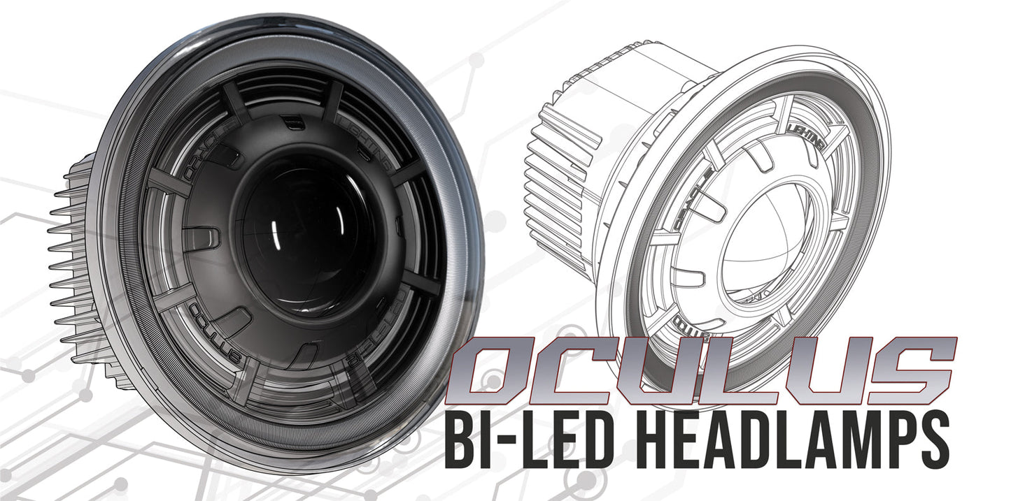 7 in. Bi-LED Projector Headlights <br>Jeep Wrangler JK