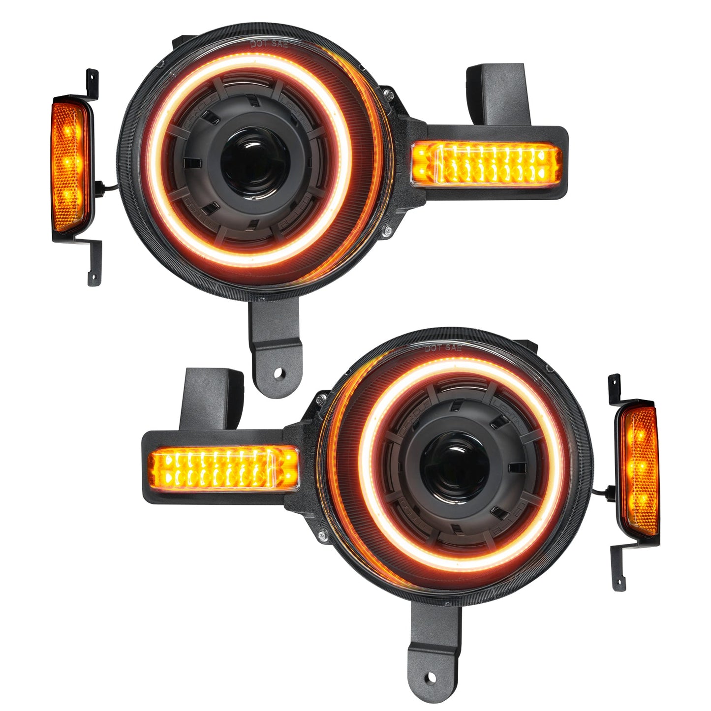 Bi-LED Projector Headlights <br>21-24 Ford Bronco Amber LED