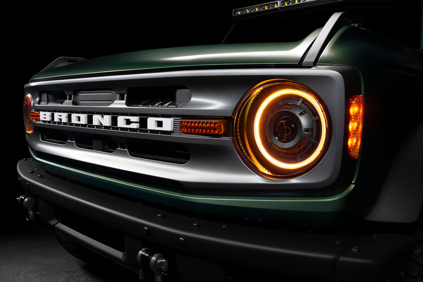 Bi-LED Projector Headlights <br>21-24 Ford Bronco Amber LED