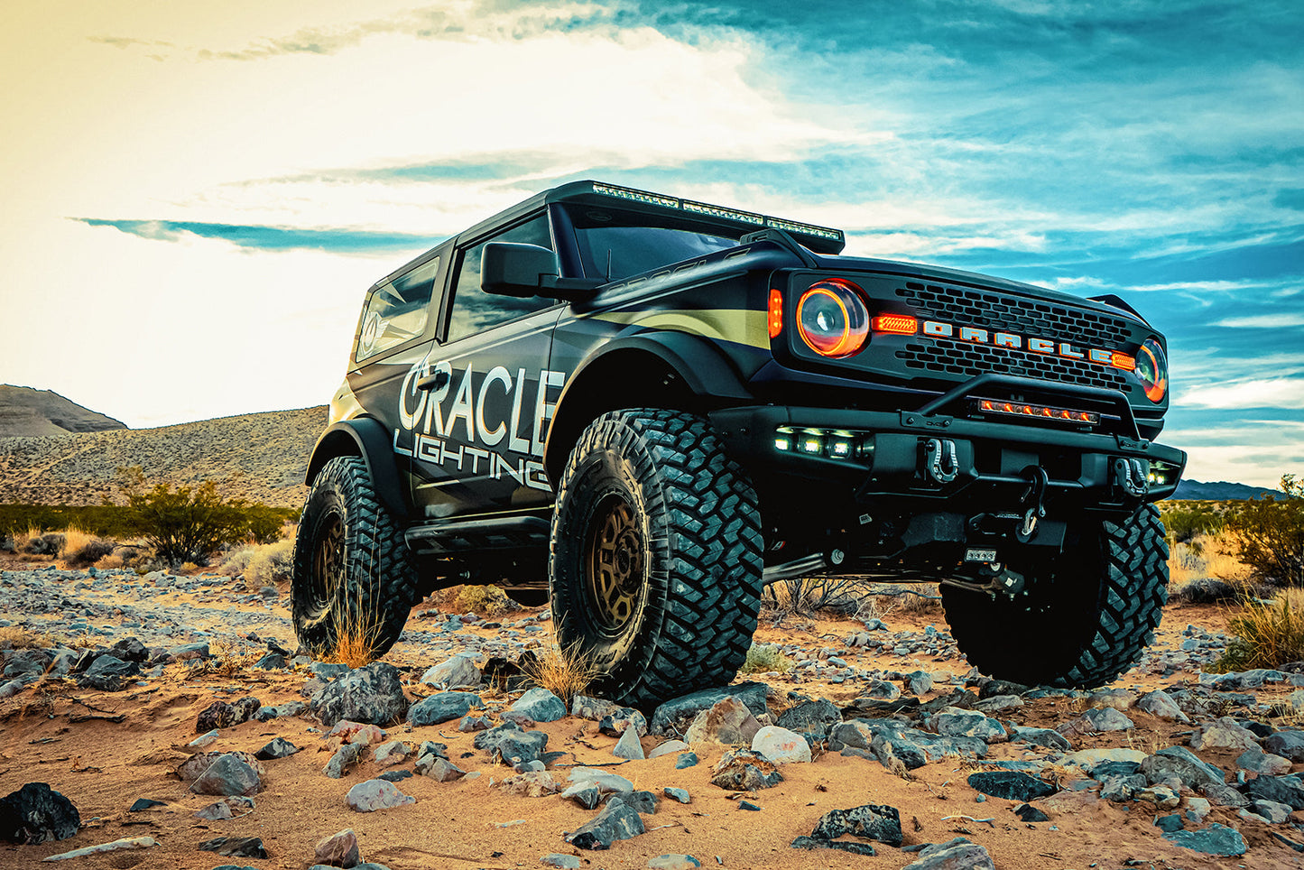 Bi-LED Projector Headlights <br>21-24 Ford Bronco Amber LED