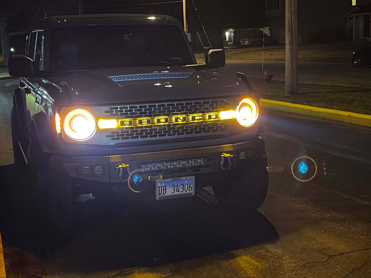 Bi-LED Projector Headlights <br>21-24 Ford Bronco Amber LED