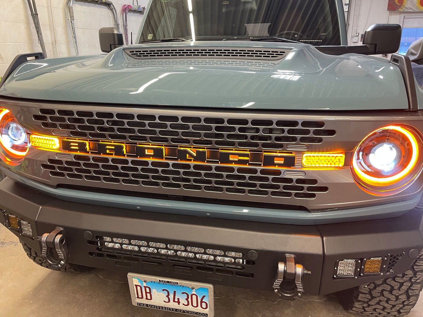 Bi-LED Projector Headlights <br>21-24 Ford Bronco Amber LED