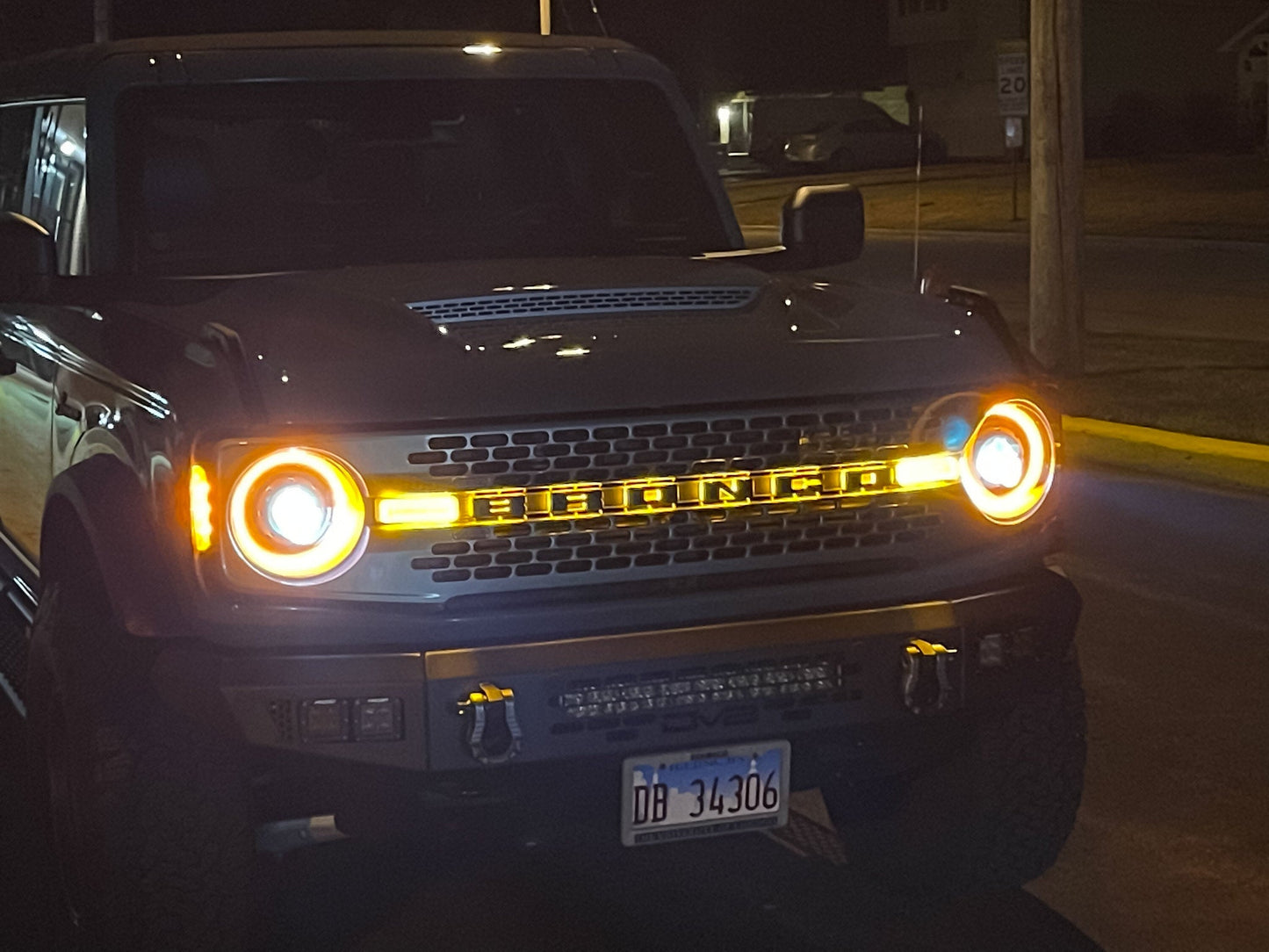 Bi-LED Projector Headlights <br>21-24 Ford Bronco Amber LED