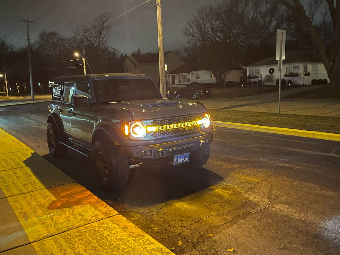 Bi-LED Projector Headlights <br>21-24 Ford Bronco Amber LED