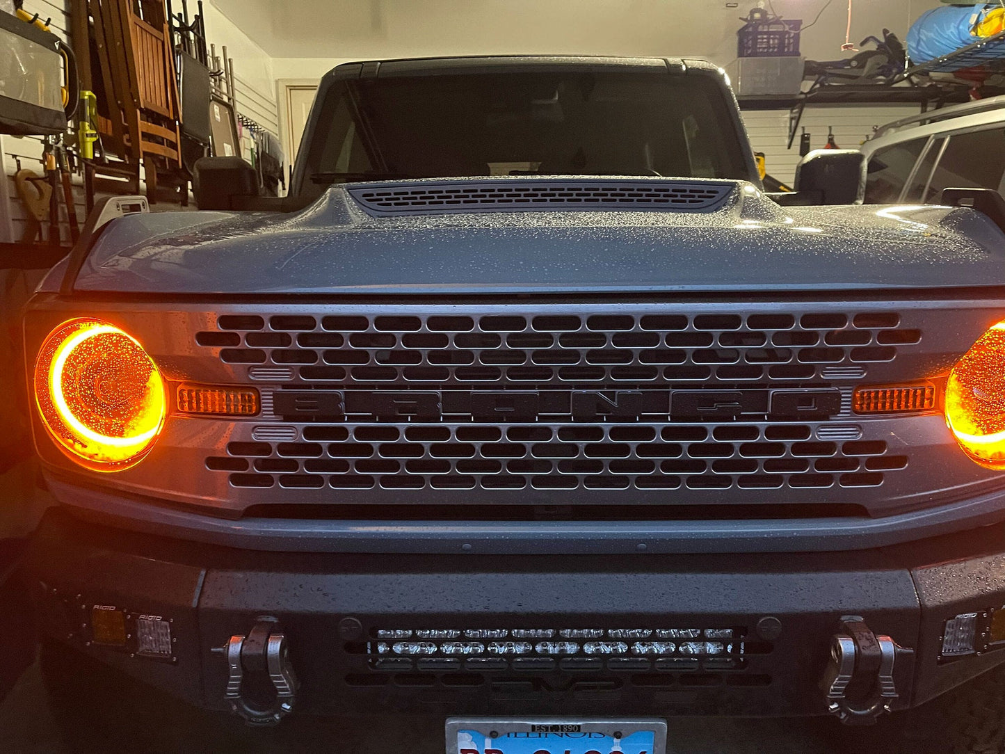 Bi-LED Projector Headlights <br>21-24 Ford Bronco Amber LED