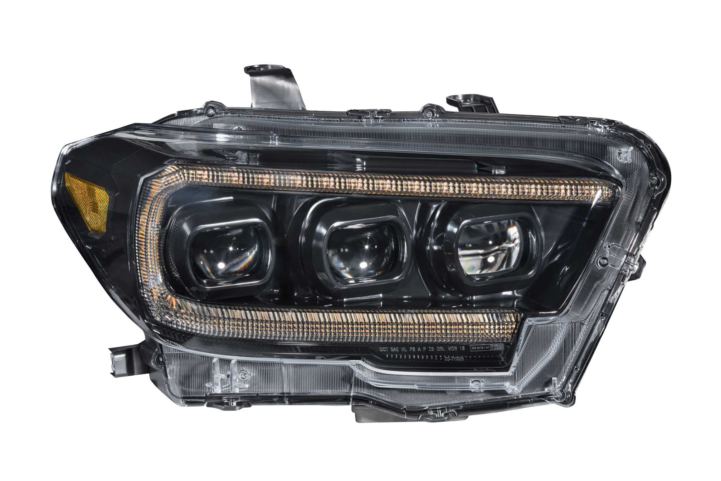 XB LED Headlights <br> 16-23 Toyota Tacoma (Pair / ASM / Amber DRL) (Gen 2)