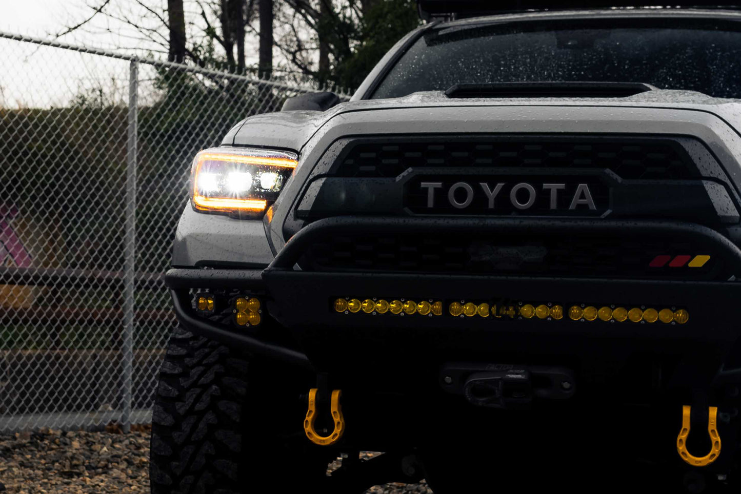 XB LED Headlights <br> 16-23 Toyota Tacoma (Pair / ASM / Amber DRL) (Gen 2)