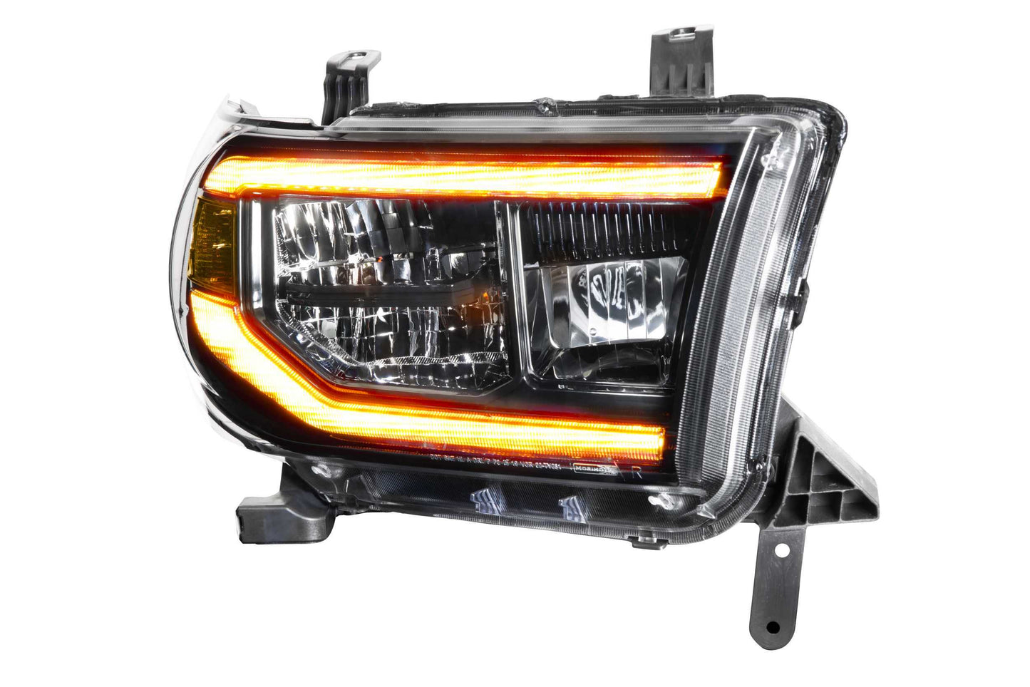 XB LED Headlights <br> 07-13 Toyota Tundra (Pair / ASM / Amber DRL)