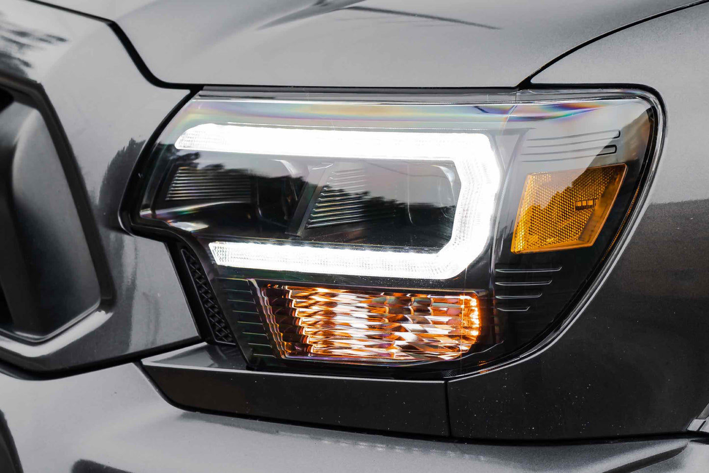 XB Hybrid LED Headlights (Pair / White DRL) <br> 12-15 Toyota Tacoma