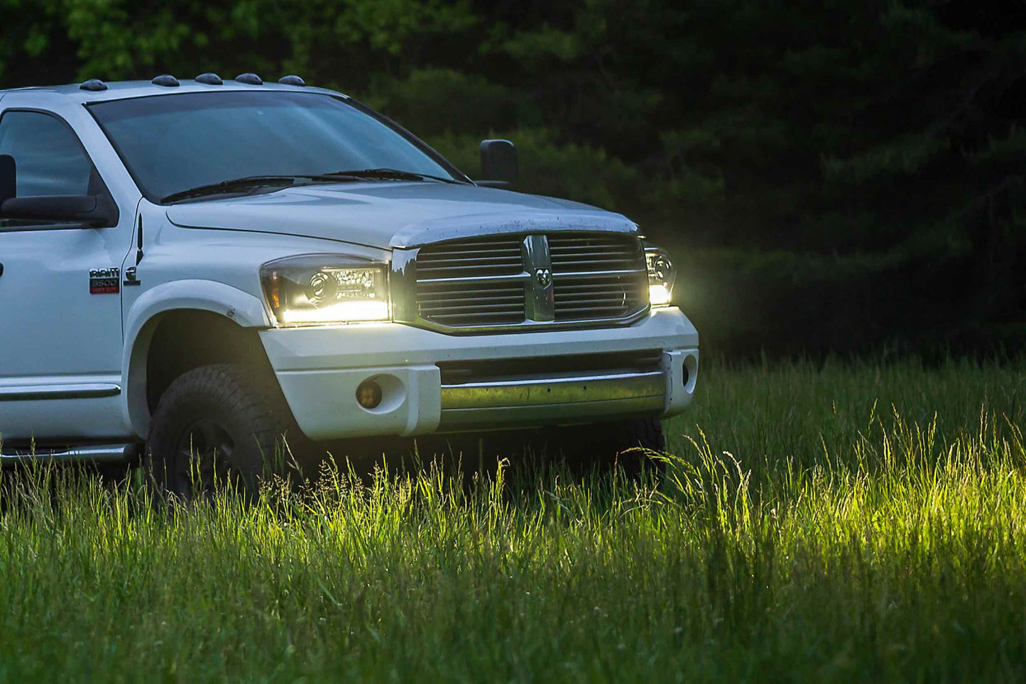 XB Hybrid LED Headlights <br> 06-08 Dodge Ram (Pair / ASM)