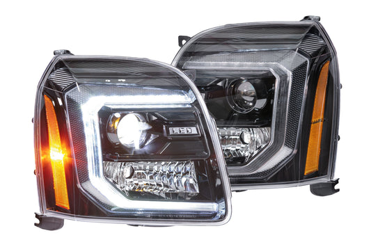 XB Hybrid LED Headlights <br> 07-14 GMC Yukon (Pair / ASM)