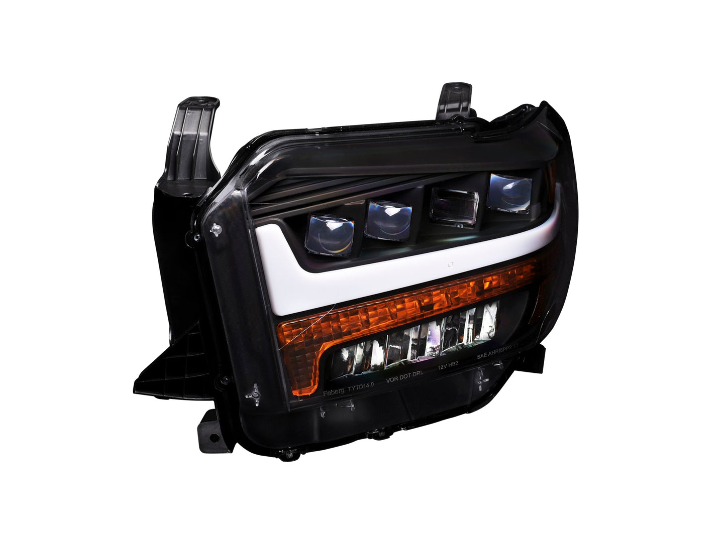 Quad Pro LED Projector Headlights<br> 14-19 Toyota Tundra