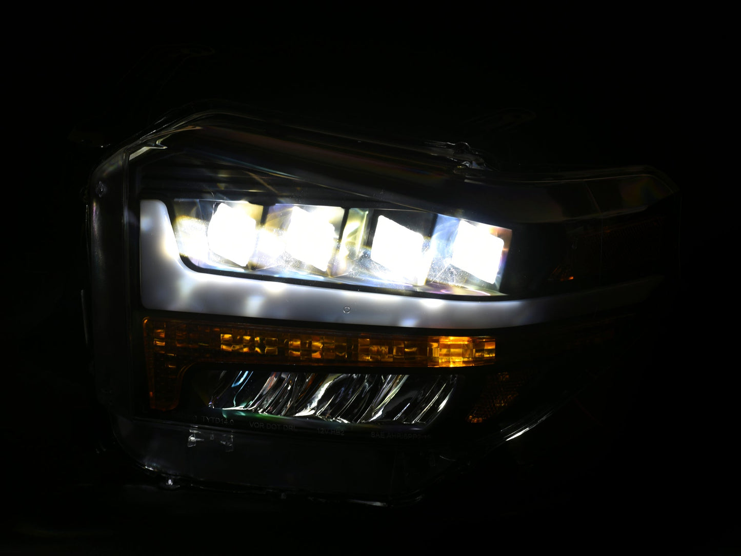 Quad Pro LED Projector Headlights<br> 14-19 Toyota Tundra