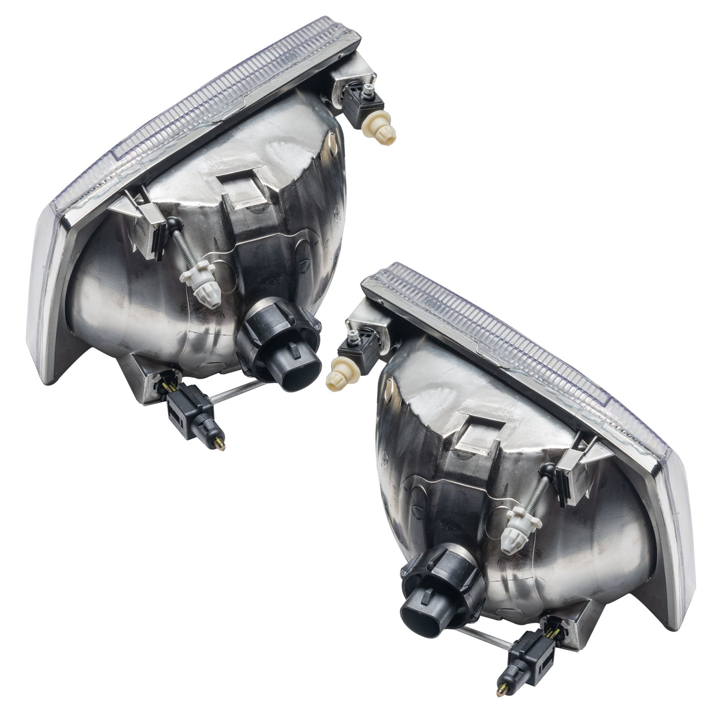 Pre-Assembled LED Halo Headlights <br>99-04 Ford F-250/350 Superduty