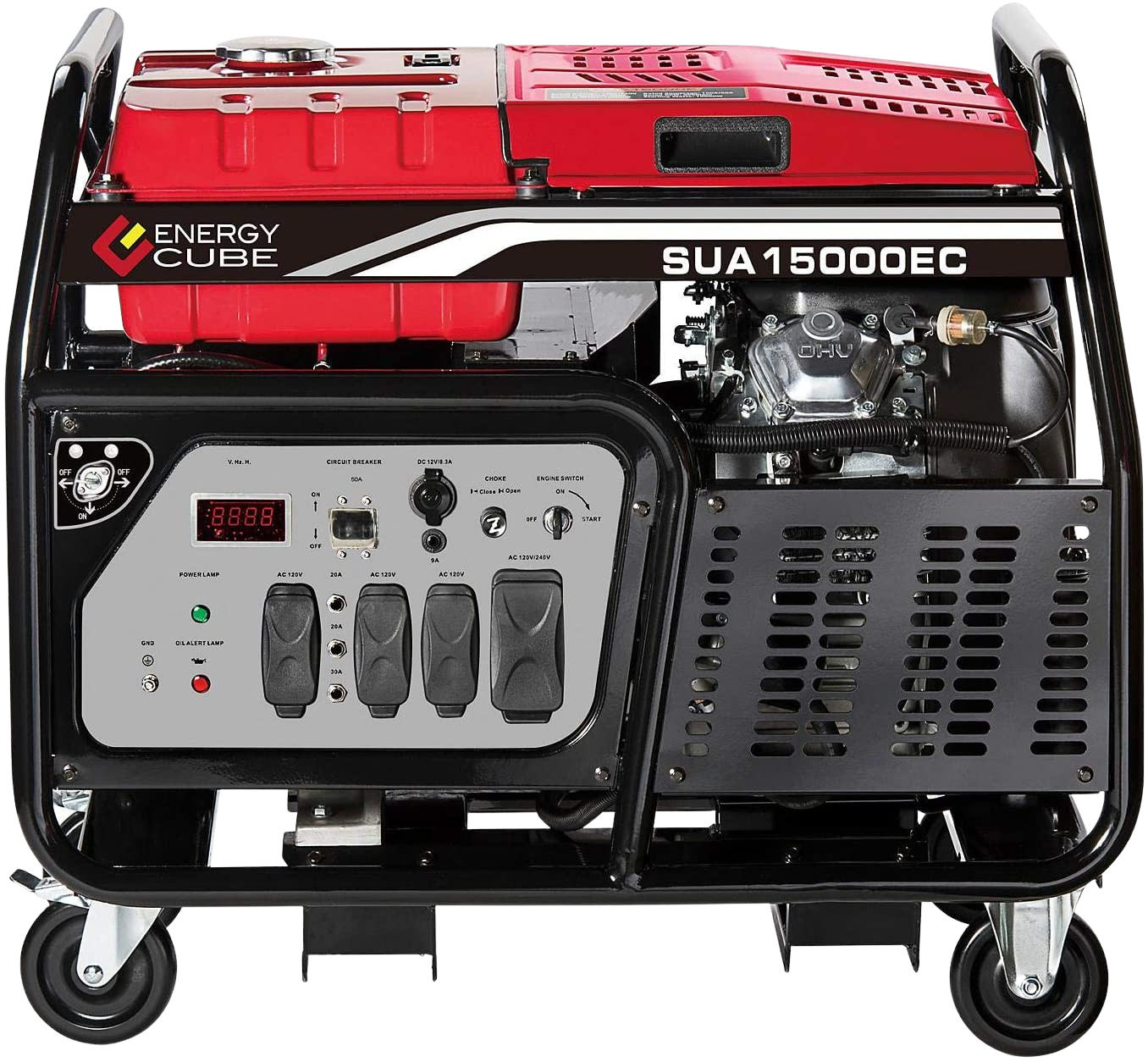 A-iPower SUA15000EC 12000W/15000W Electric Start Gas Generator New