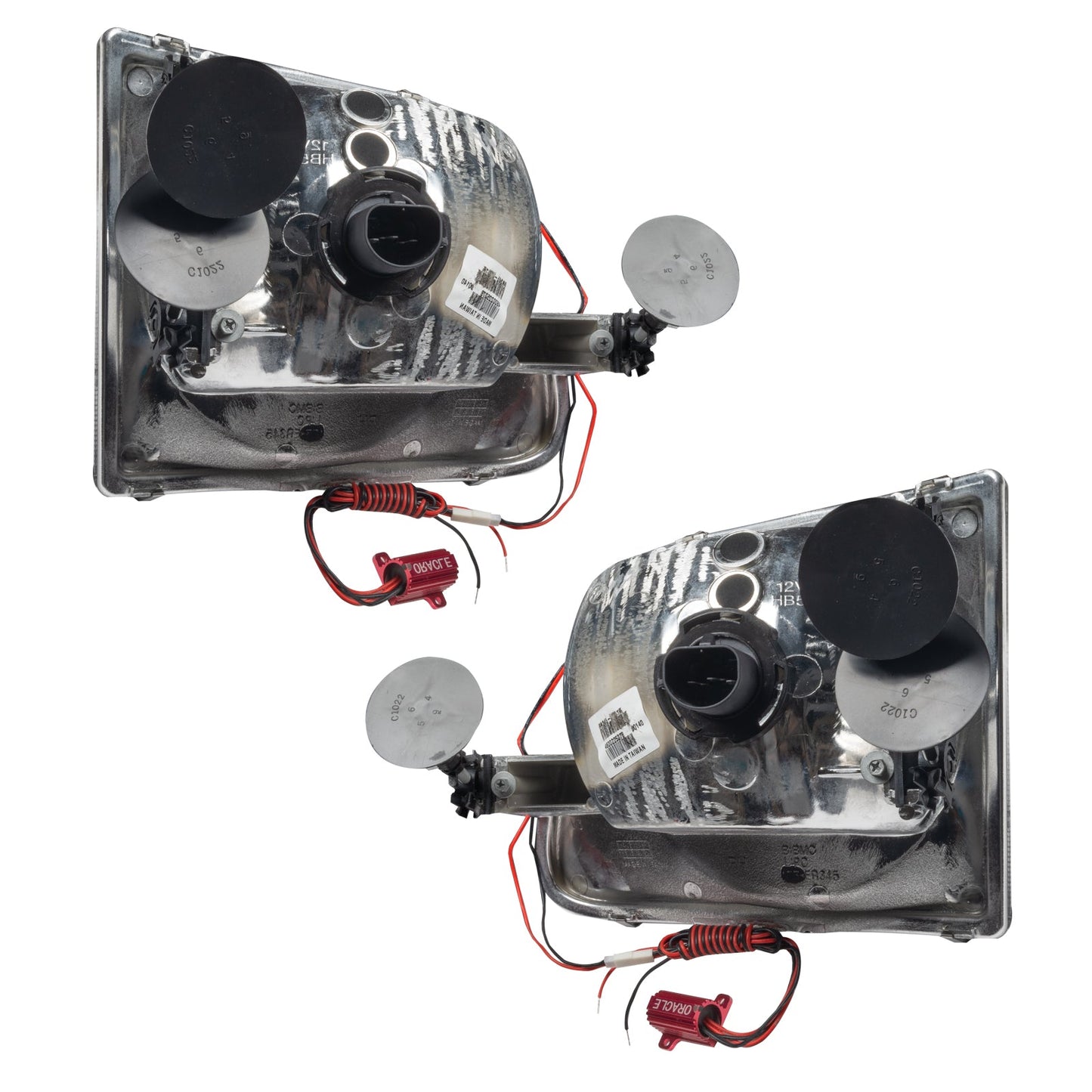 Pre-Assembled LED Halo Headlights <br>97-03 Ford F-150