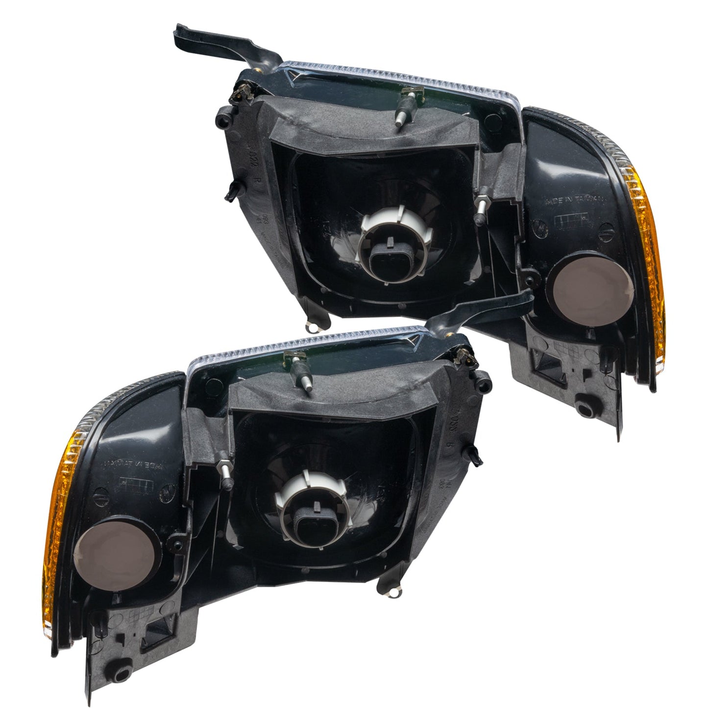 Pre-Assembled LED Halo Headlights <br>94-02 Dodge Ram